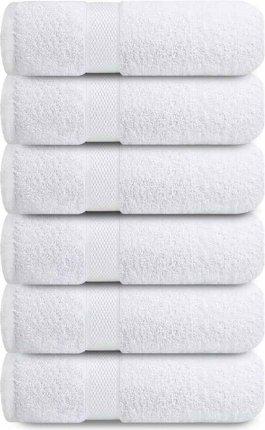 INFINI HOMES Hand Towels UAE - Premium White Hotel Quality