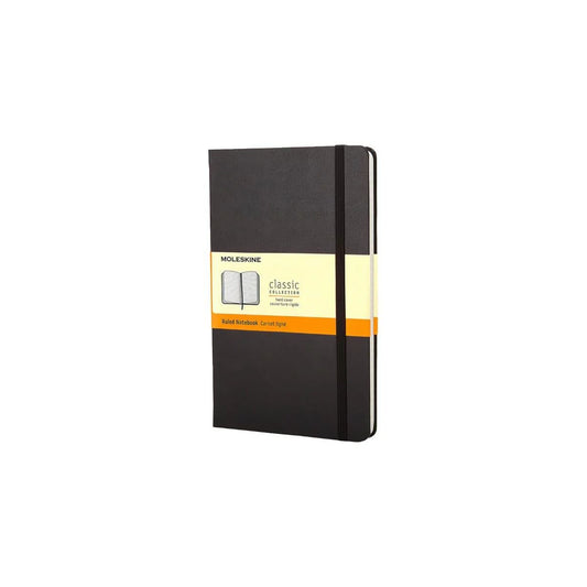 MOLESKINE Classic Notebook A6 Hardcover Ruled 192 Pages Black - UAE Wide Delivery Dubai Abu Dhabi Sharjah