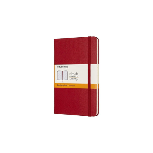 MOLESKINE Classic Red Notebook A6 UAE | Premium Hardcover Ruled Journal Dubai Abu Dhabi