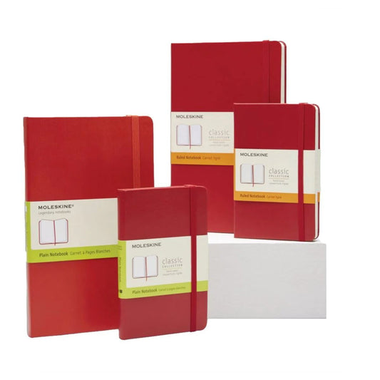 MOLESKINE Classic Red Notebook A5 Hardcover - UAE Wide Delivery | Dubai Abu Dhabi Sharjah