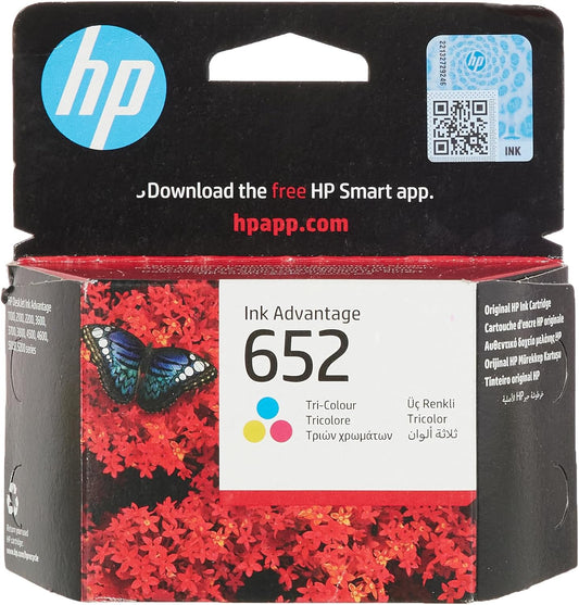 HP 652 Tri-Color Ink Cartridge F6V24AE | Original HP Ink UAE