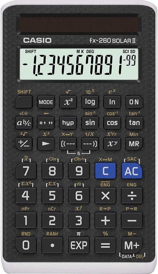 Casio FX-260 Solar II Scientific Calculator - UAE | Student & Professional Calculator Dubai
