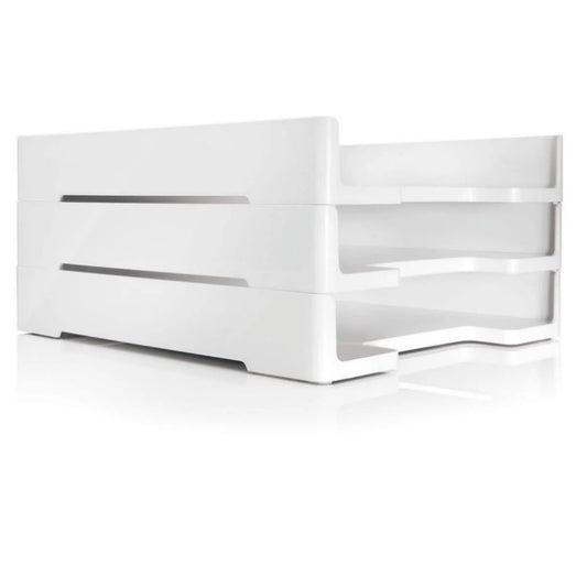 Sigel EYESTYLE Letter Tray White - Premium Office Organizer UAE | Dubai Abu Dhabi Sharjah
