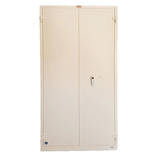 Valberg BM 1993 KL Fire-Resistant Cabinet Safe – White, Dual Key Lock System