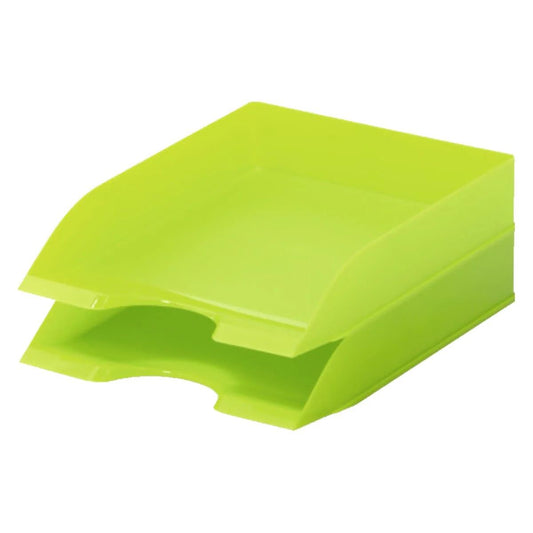 Durable Document Tray BASIC Green - Premium Office Organizer UAE | Dubai Abu Dhabi Sharjah
