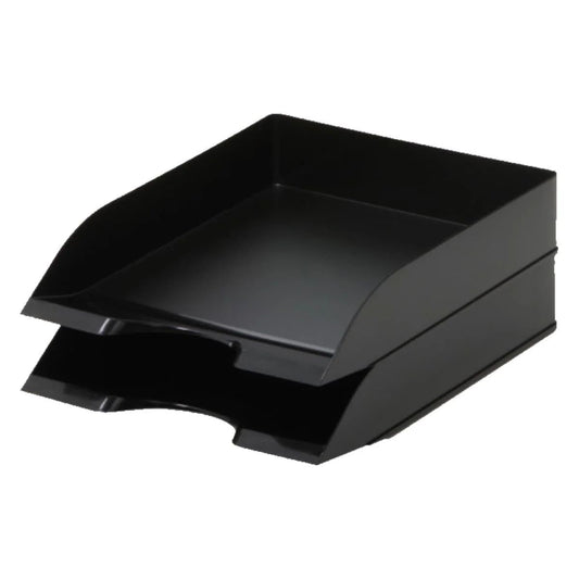 Durable Document Tray BASIC Black - Premium Office Organizer UAE | Dubai Abu Dhabi Sharjah