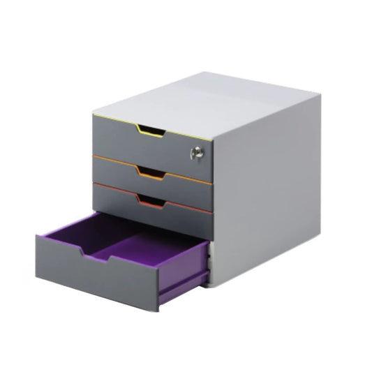 Premium File Cabinet Dubai UAE - Durable Varicolor SAFE 4-Drawer Office Storage with Lock