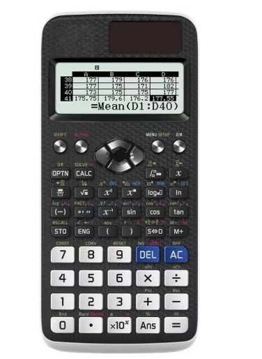 Scientific Calculator 552 Functions - Black | Student & Professional Calculator UAE
