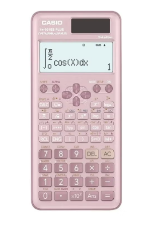 Casio FX-991ES PLUS Scientific Calculator Pink - UAE Edition | Engineering & Student Calculator