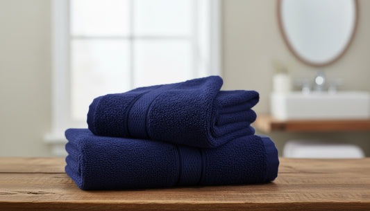 INFINI HOMES Daffodil Premium Hand Towel Set - 100% Cotton Hotel Quality Bath Linen UAE