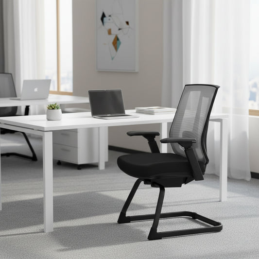 Premium Mesh Back Visitor Chair UAE | Dubai Abu Dhabi Sharjah Office Furniture
