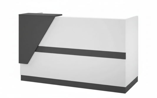 INFINI HOMES Reception Table UAE - Model RCP-140-WT 140x60x105cm Dubai Abu Dhabi Sharjah