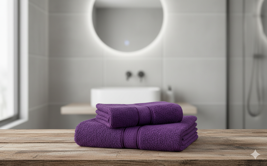 Premium Cotton Face Towel UAE Dubai Abu Dhabi - 500 GSM Hotel Quality Single Piece