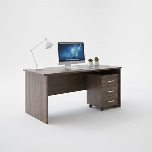 Office Desk with Drawer 140x70cm - Premium Melamine Table for Home & Office UAE