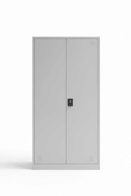 INFINI HOMES Metal Wardrobe Cabinet UAE - Lockable Hinged Doors Clothes Rail Cloakroom Dubai Abu Dhabi Sharjah