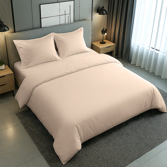 Premium Luxury Dyed Bedsheet UAE | Ivory 160x220cm | Dubai Abu Dhabi Sharjah Delivery