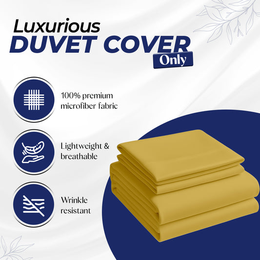 Premium Gold Duvet Cover 160x220cm | UAE Delivery to Dubai, Abu Dhabi & All Emirates