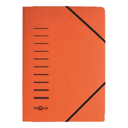 Premium Manila Folder A4 with Elastic Fastener - Orange | Office Supplies UAE
