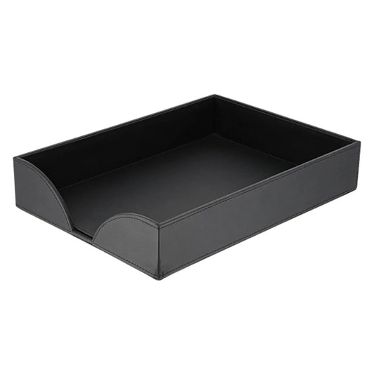 Konrad S. Letter Tray PU Leather Black - Premium Desk Organizer UAE | Dubai Abu Dhabi Sharjah