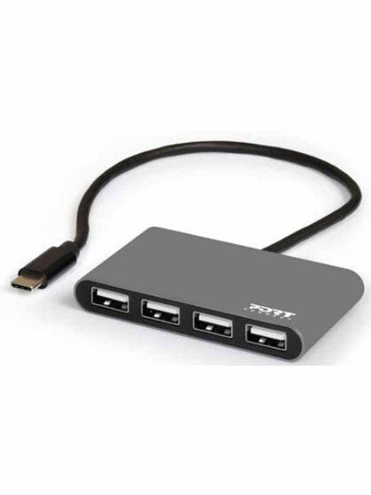 USB-C Hub 4-Port Multiport Adapter | UAE Stock - Dubai, Abu Dhabi, Sharjah, Ajman, Fujairah, Ras Al Khaimah, Umm Al Quwain Delivery