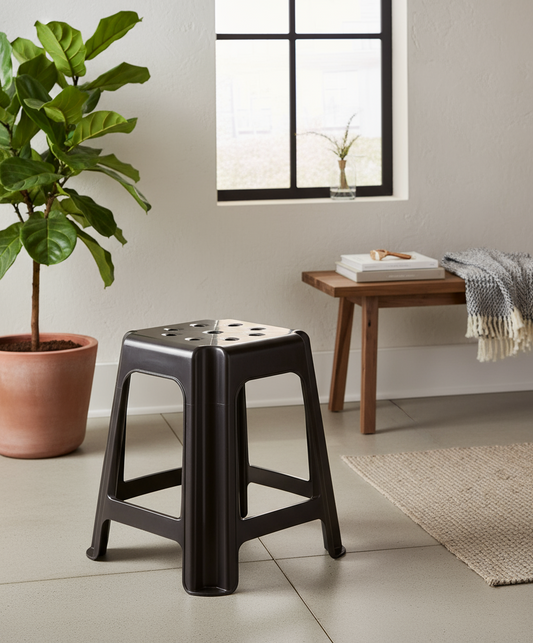 High Stool Square - Premium Plastic Step Stool UAE | Dubai Abu Dhabi Sharjah