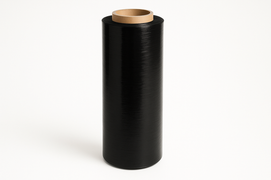 Black Stretch Film Roll UAE - Heavy Duty Pallet Wrap | Dubai Packaging Supplies