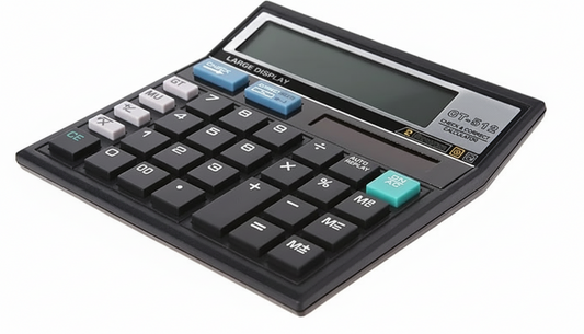 Desktop Calculator 12 Digit Large Display - Office Calculator Dubai UAE | Check & Correct Function
