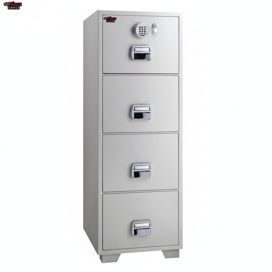Eagle SF-680-4EKX Fire-Resistant Filing Cabinet UAE | 4 Drawer Digital Lock Safe