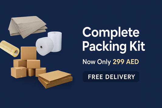 Premium Moving Boxes Dubai UAE | Complete Packing Kit | INFINI HOMES Shipping Supplies