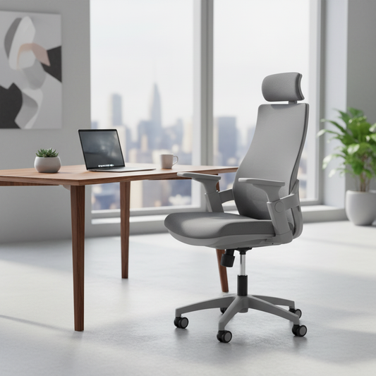 Ergonomic Mesh High Back Office Chair with Headrest UAE | Premium Executive Chair Dubai | IH 2020A