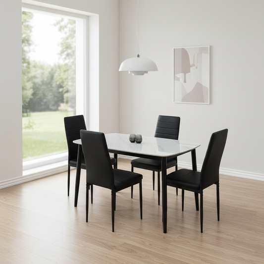Premium Dining Table Set (Table Size 120x70) | Modern Dining Furniture UAE