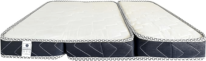 INFINI HOMES Kids Size High Density Foam White Flipable & Foldable Toddler Mattress