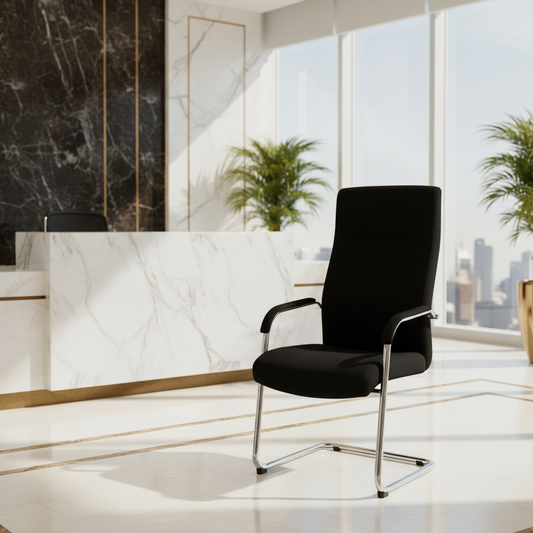 Visitor Chair Black IH 109 V BLK | Premium Office Seating UAE