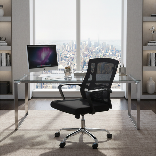Office Chair Black IH 255 H BLK | Premium Ergonomic Seating Dubai UAE