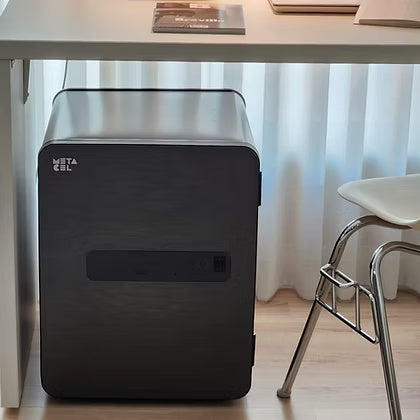 METACEL Fire Resistant Safe MC-040PR Grey - Digital Lock & Fingerprint - UAE Delivery