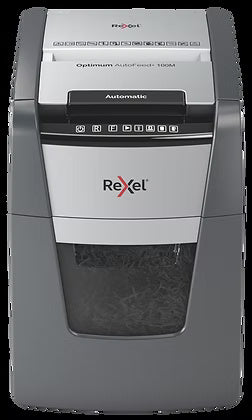 Rexel Optimum AutoFeed+ 100M Automatic Micro Cut Paper Shredder