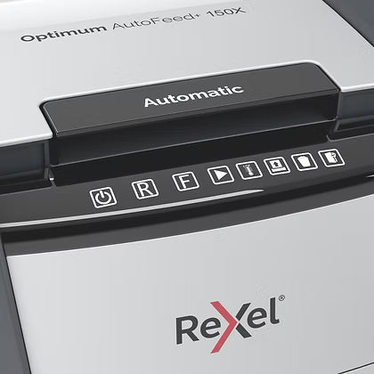 Rexel Optimum AutoFeed+ 150X Automatic Cross Cut Paper Shredder - UAE Wide Delivery | Dubai Abu Dhabi Sharjah