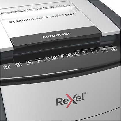 Rexel Optimum AutoFeed+ 750M Automatic Micro Cut Paper Shredder - UAE Wide Delivery