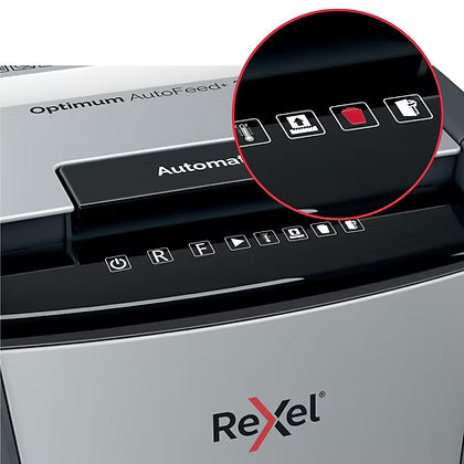 Rexel Optimum AutoFeed+ 750M Automatic Micro Cut Paper Shredder - UAE Wide Delivery
