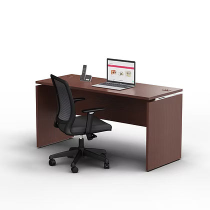 Premium Rectangular Home Office Desk Wenge - UAE Wide Delivery | Dubai Abu Dhabi Sharjah