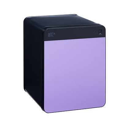METACEL Fire Resistant Safe MC-040C1 Purple - Digital Lock & Fingerprint Sensor | UAE Delivery