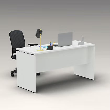 Premium White Rectangular Home Office Desk UAE | Dubai Abu Dhabi Sharjah