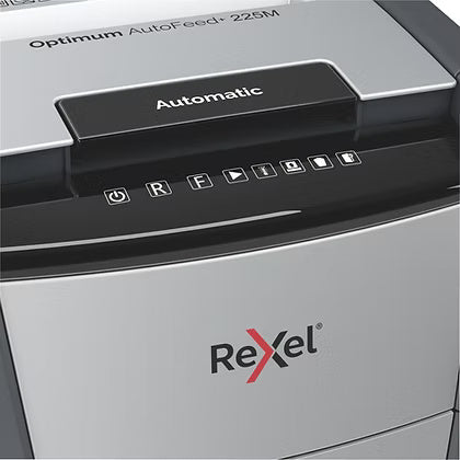Rexel Optimum AutoFeed+ 225M Automatic Micro Cut Paper Shredder - UAE Wide Delivery