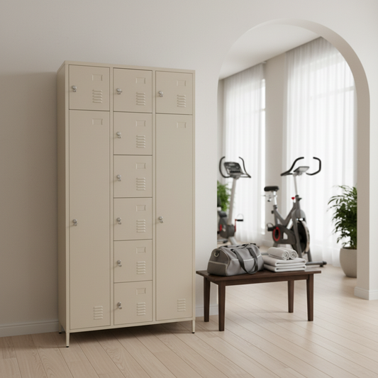 Metal 10 Door Triplex Locker | Secure Storage Solution UAE