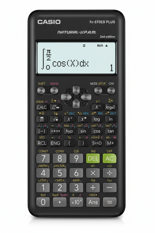 Casio FX-570ES Plus 2nd Edition Scientific Calculator - Black