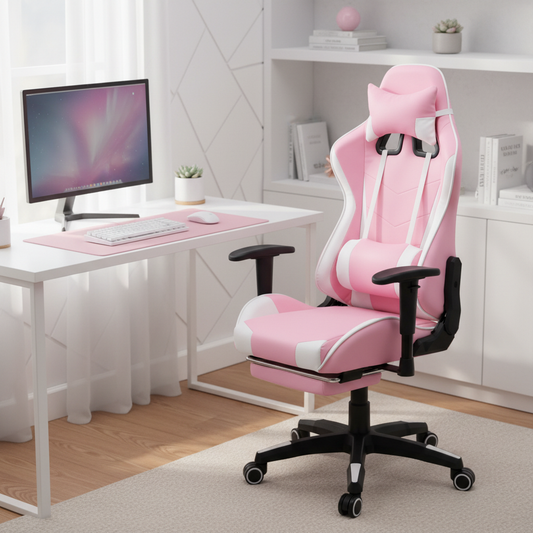 Gaming Chair with Adjustable Arms & Footrest – IH 742 | UAE Delivery