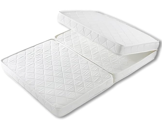 INFINI HOMES High Density Foam White Mattress - 90x180x10cm Folding