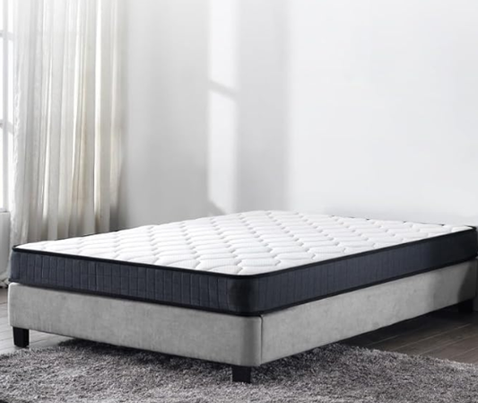 INFINI HOMES High Density Foam White Mattress - 180x200x20cm Flat