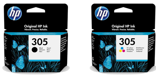 HP Genuine 305 Black & Tri-Colour Ink Cartridge Multipack - Original HP UAE