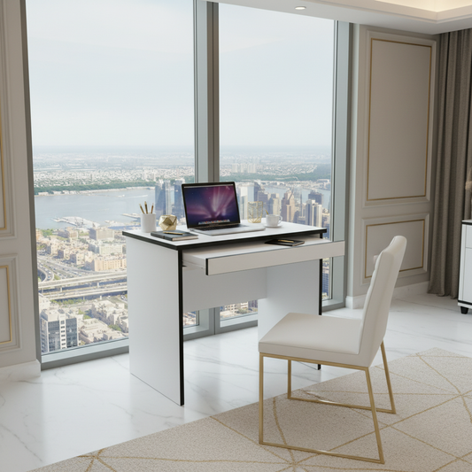 Wooden Computer Table IH 01 | Home Office Desk UAE